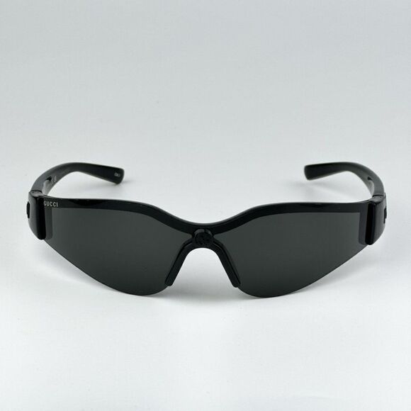 NEW Gucci GG1651S 001 Black Grey Unisex Mask Sunglasses GG 1651S